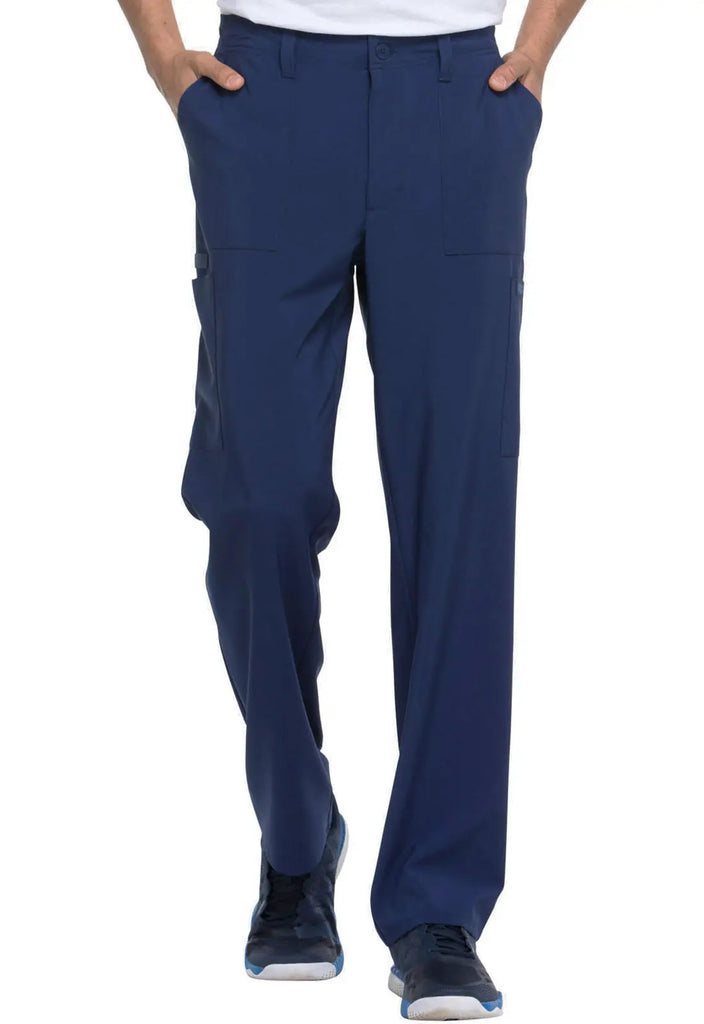 Dickies Scrubs Men's Natural Rise Drawstring Pant Navy | scrub-supply.com