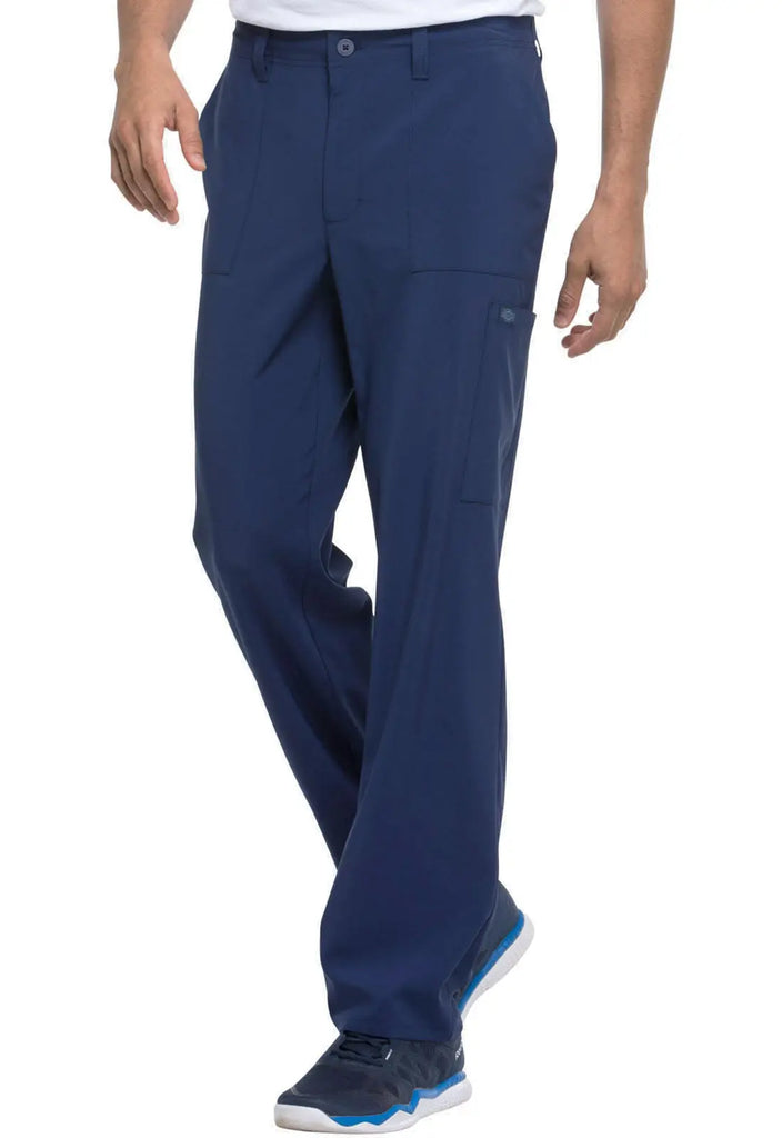 Dickies Scrubs Men's Natural Rise Drawstring Pant Navy | scrub-supply.com