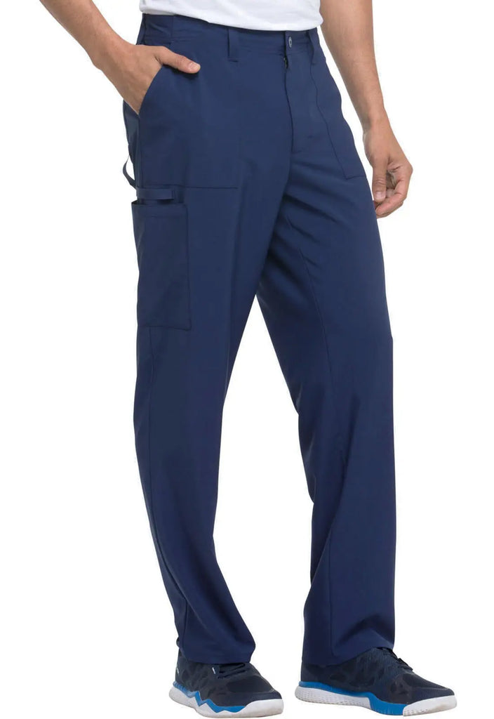 Dickies Scrubs Men's Natural Rise Drawstring Pant Navy | scrub-supply.com