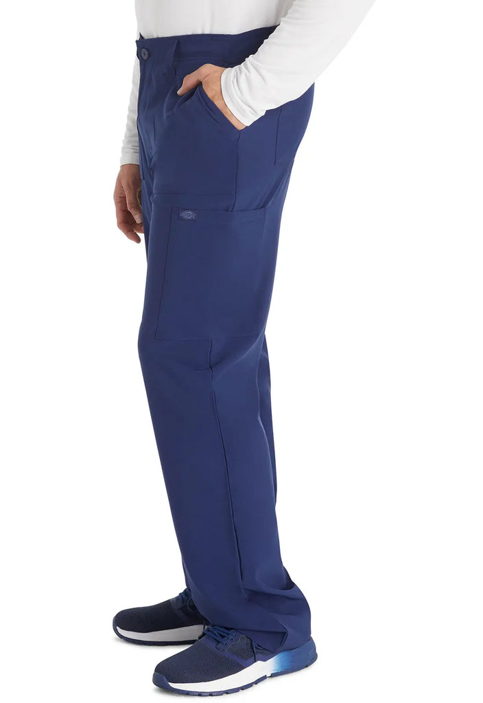 Dickies Scrubs Men's Natural Rise Drawstring Pant Navy | scrub-supply.com