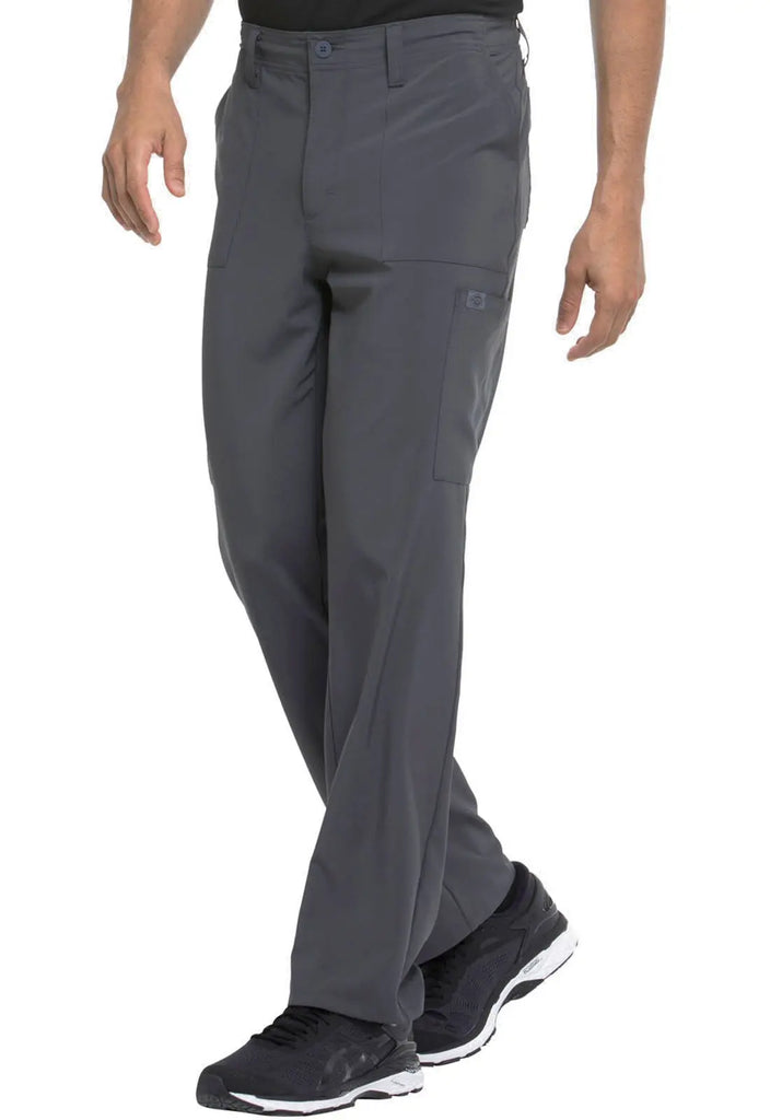 Dickies Scrubs Men's Natural Rise Drawstring Pant Pewter | scrub-supply.com