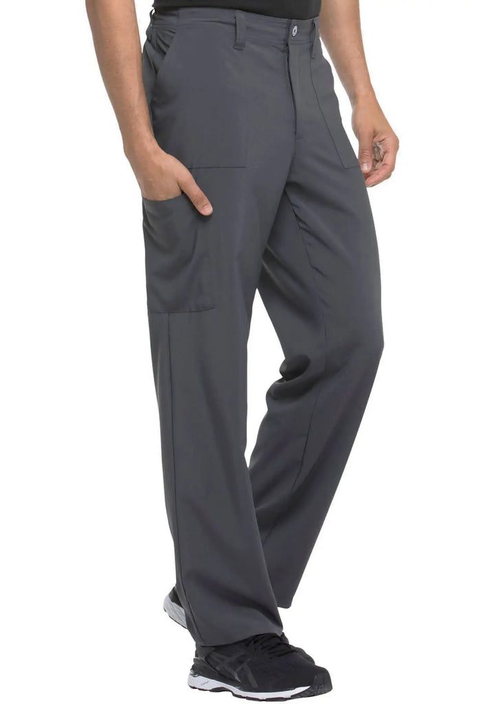 Dickies Scrubs Men's Natural Rise Drawstring Pant Pewter | scrub-supply.com