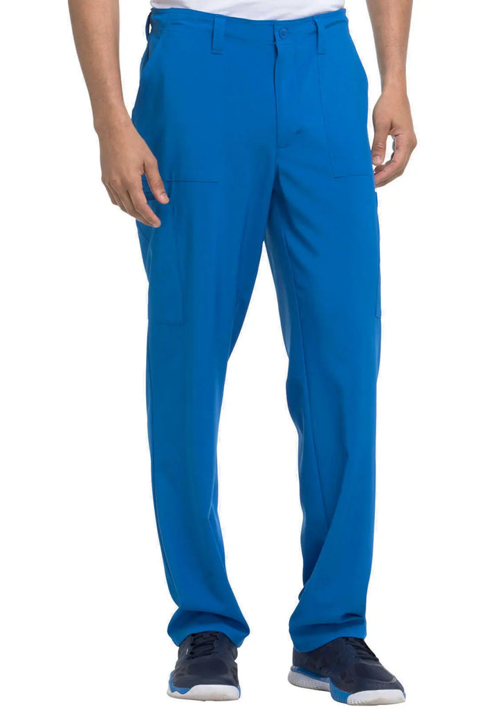 Dickies Scrubs Men's Natural Rise Drawstring Pant Royal Blue | scrub-supply.com