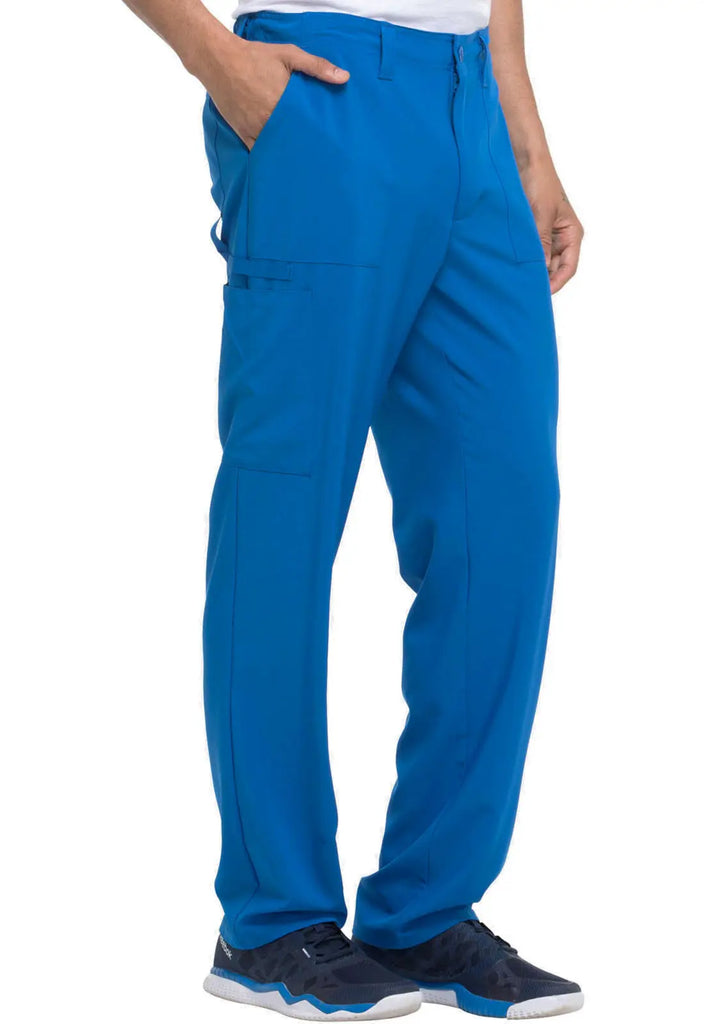 Dickies Scrubs Men's Natural Rise Drawstring Pant Royal Blue | scrub-supply.com