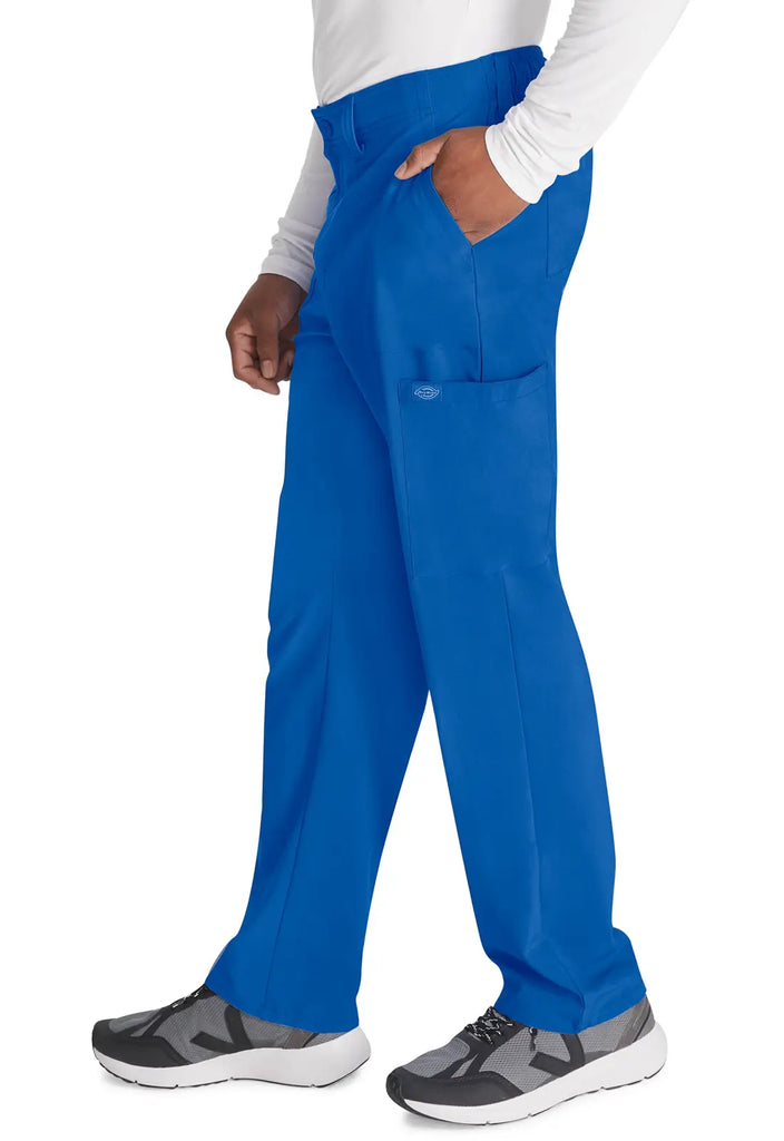 Dickies Scrubs Men's Natural Rise Drawstring Pant Royal Blue | scrub-supply.com