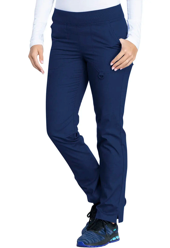 Dickies Scrubs Signature Mid Rise Tapered Leg Pull-on Pant Navy | scrub-supply.com