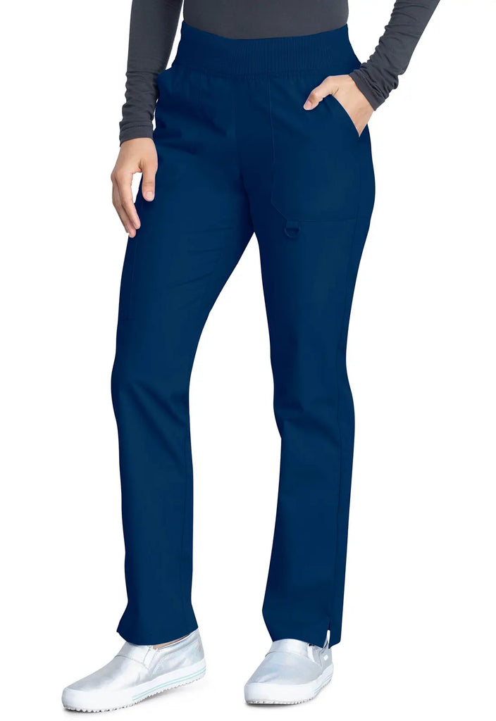 Dickies Scrubs Signature Mid Rise Tapered Leg Pull-on Pant Navy | scrub-supply.com