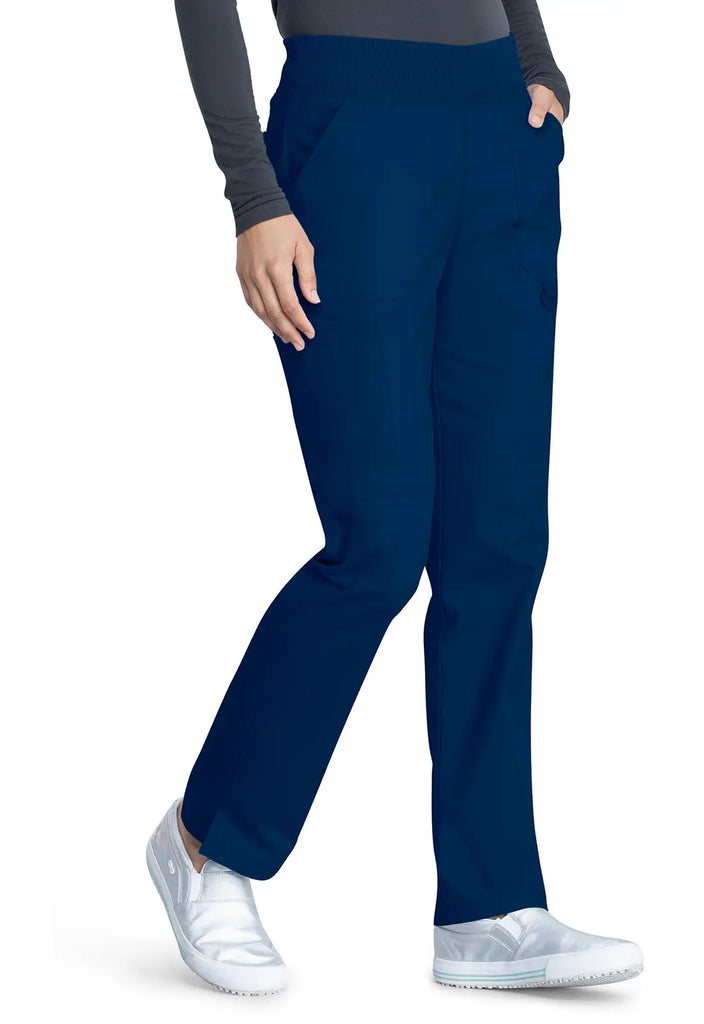 Dickies Scrubs Signature Mid Rise Tapered Leg Pull-on Pant Navy | scrub-supply.com