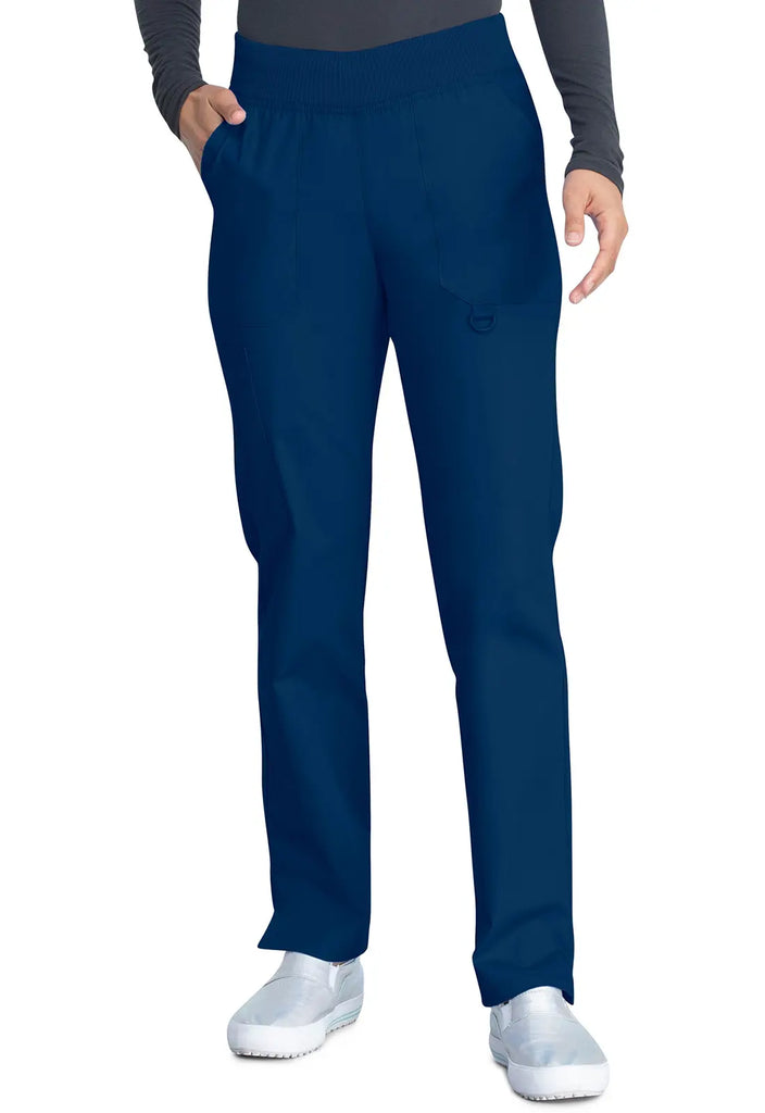 Dickies Scrubs Signature Mid Rise Tapered Leg Pull-on Pant Navy | scrub-supply.com