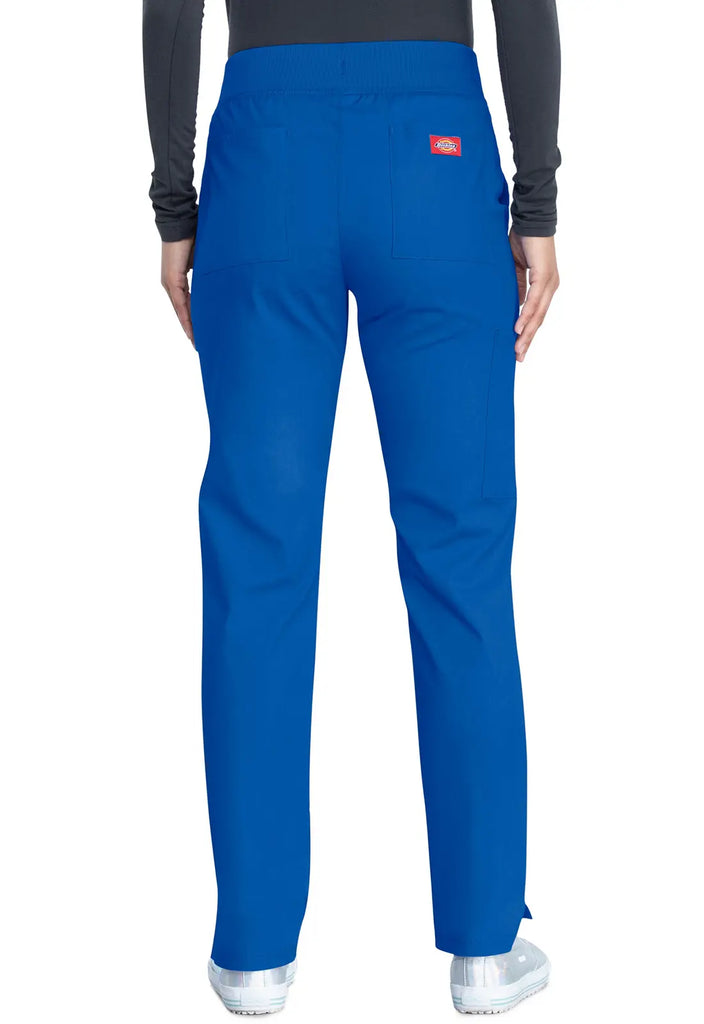 Dickies Scrubs Signature Mid Rise Tapered Leg Pull-on Pant Royal Blue | scrub-supply.com