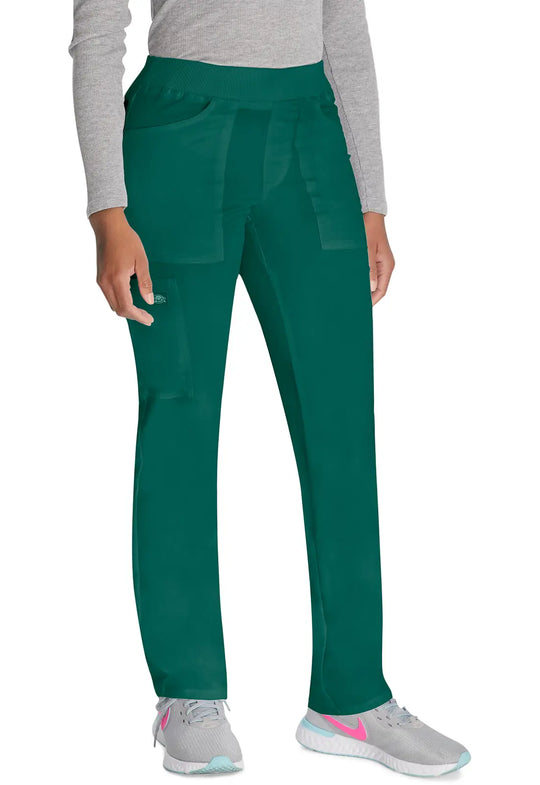 Dickies Scrubs Women's Mid Rise Tapered Leg Pull-on Pant Hunter Green | scrub-supply.com