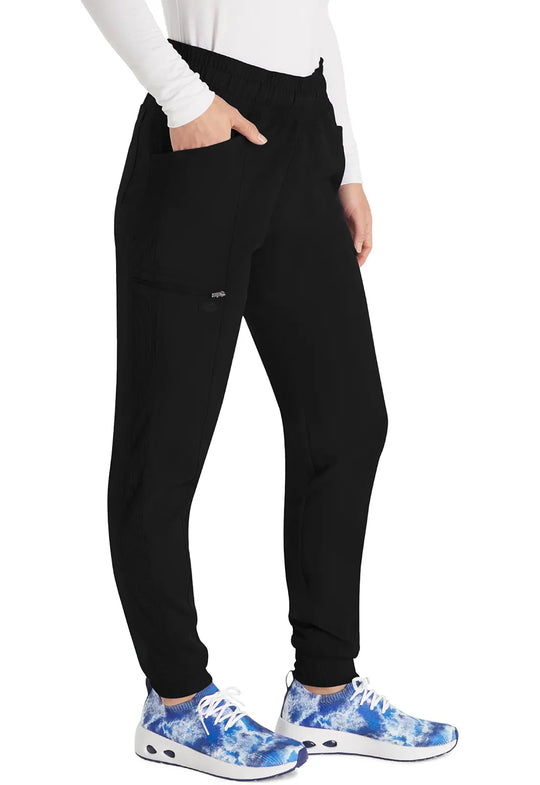 Dickies Scrubs Drawstring Jogger Black | scrub-supply.com