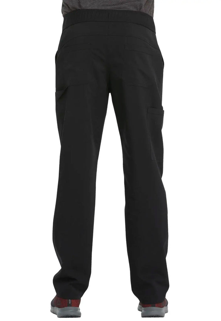 Dickies Scrubs Men's Mid Rise Straight Leg Pant Black | scrub-supply.com