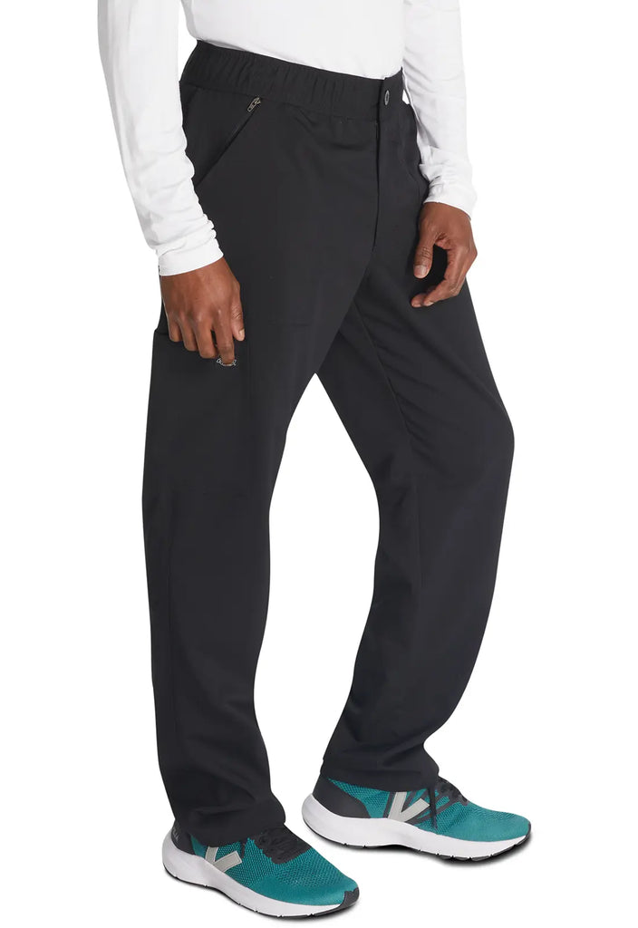 Dickies Scrubs Men's Mid Rise Straight Leg Pant Black | scrub-supply.com