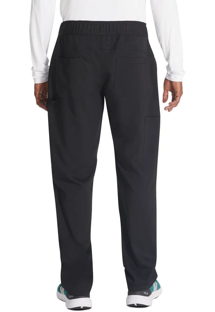 Dickies Scrubs Men's Mid Rise Straight Leg Pant Black | scrub-supply.com