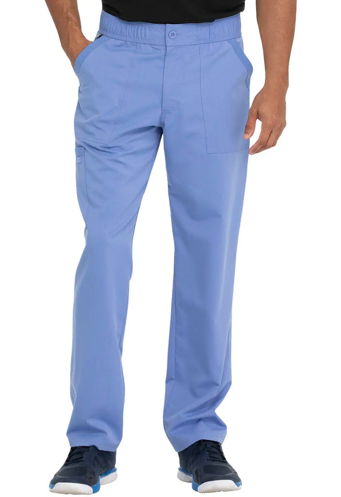 Dickies Scrubs Men's Mid Rise Straight Leg Pant Ceil Blue | scrub-supply.com