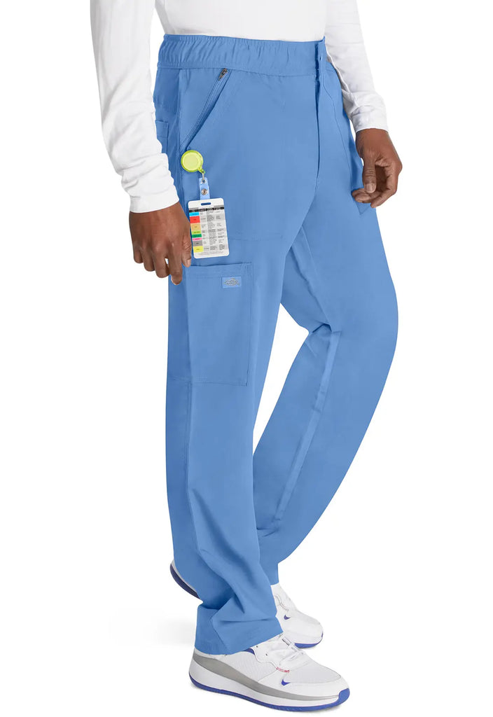 Dickies Scrubs Men's Mid Rise Straight Leg Pant Ceil Blue | scrub-supply.com