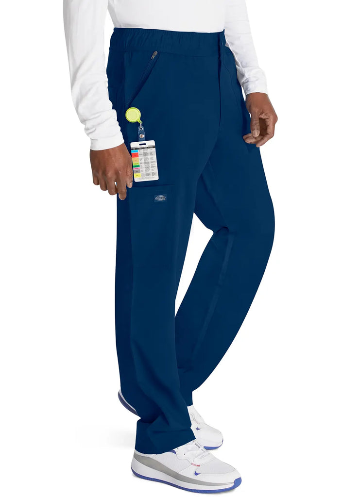 Dickies Scrubs Men's Mid Rise Straight Leg Pant Navy | scrub-supply.com