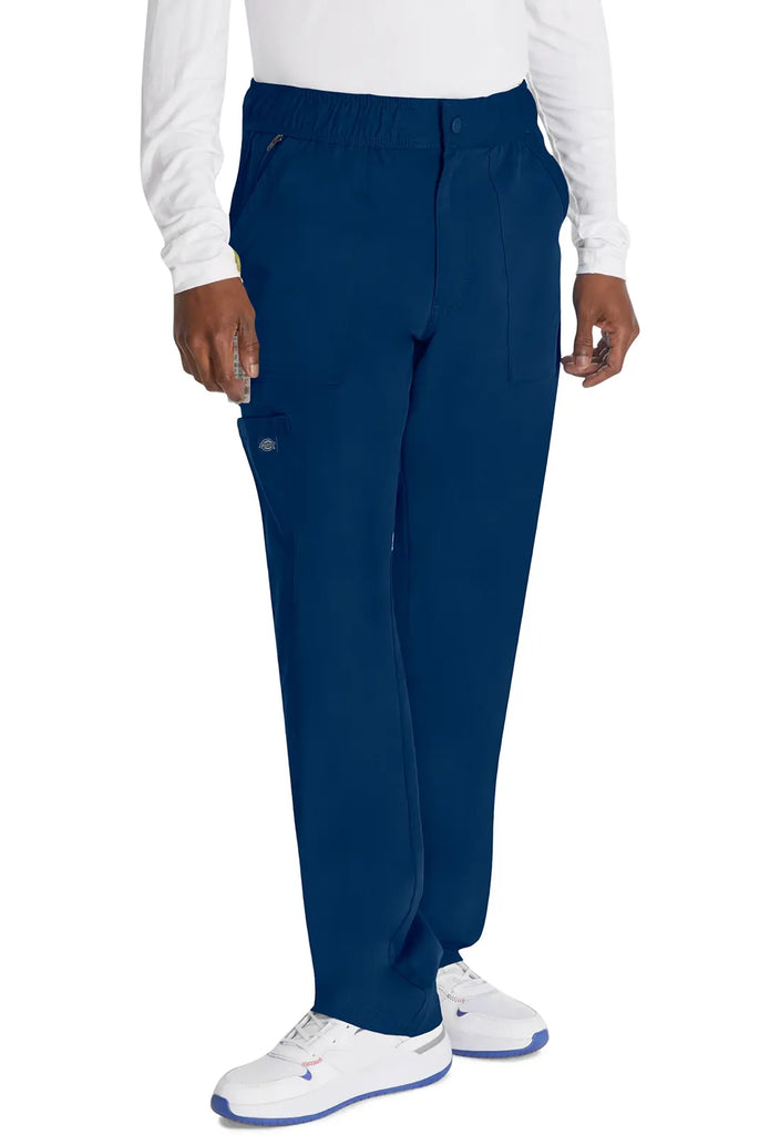 Dickies Scrubs Men's Mid Rise Straight Leg Pant Navy | scrub-supply.com