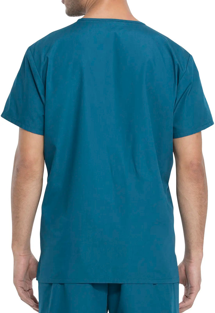 Dickies Scrubs Unisex Top and Pant Set Caribbean Blue | scrub-supply.com