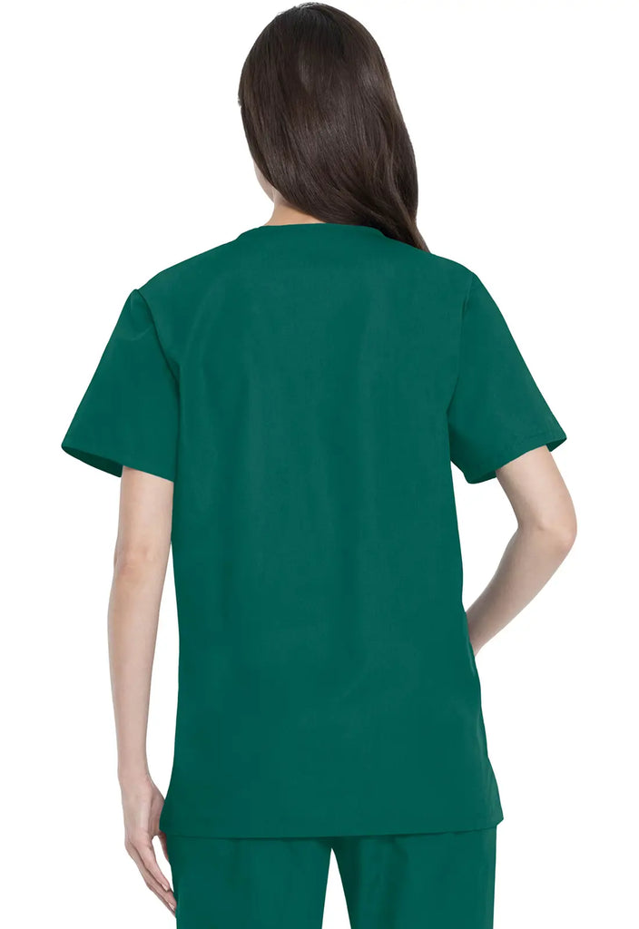 Dickies Scrubs Unisex Top and Pant Set Hunter Green | scrub-supply.com