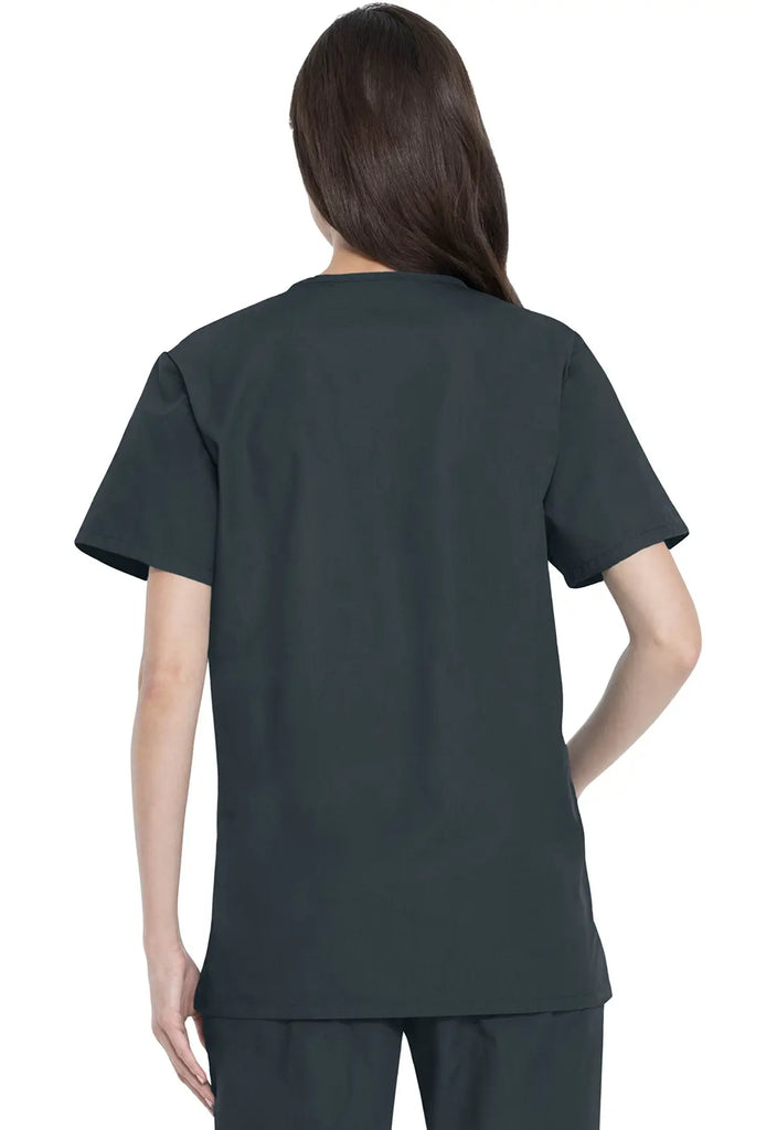 Dickies Scrubs Unisex Top and Pant Set Pewter | scrub-supply.com