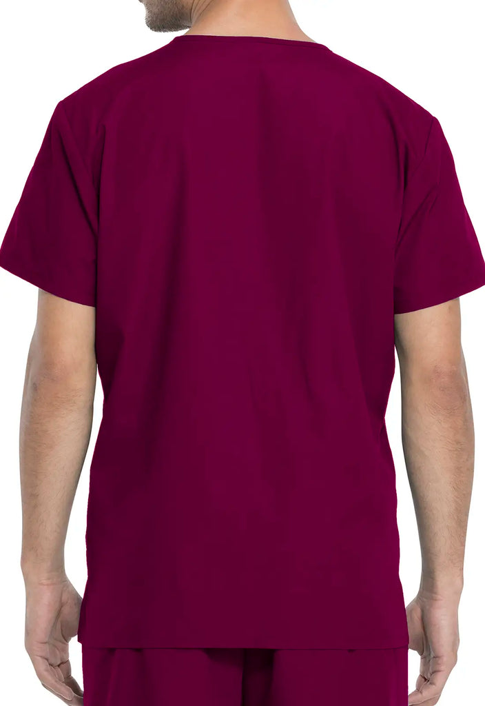 Dickies Scrubs Unisex Top and Pant Set Wine | scrub-supply.com