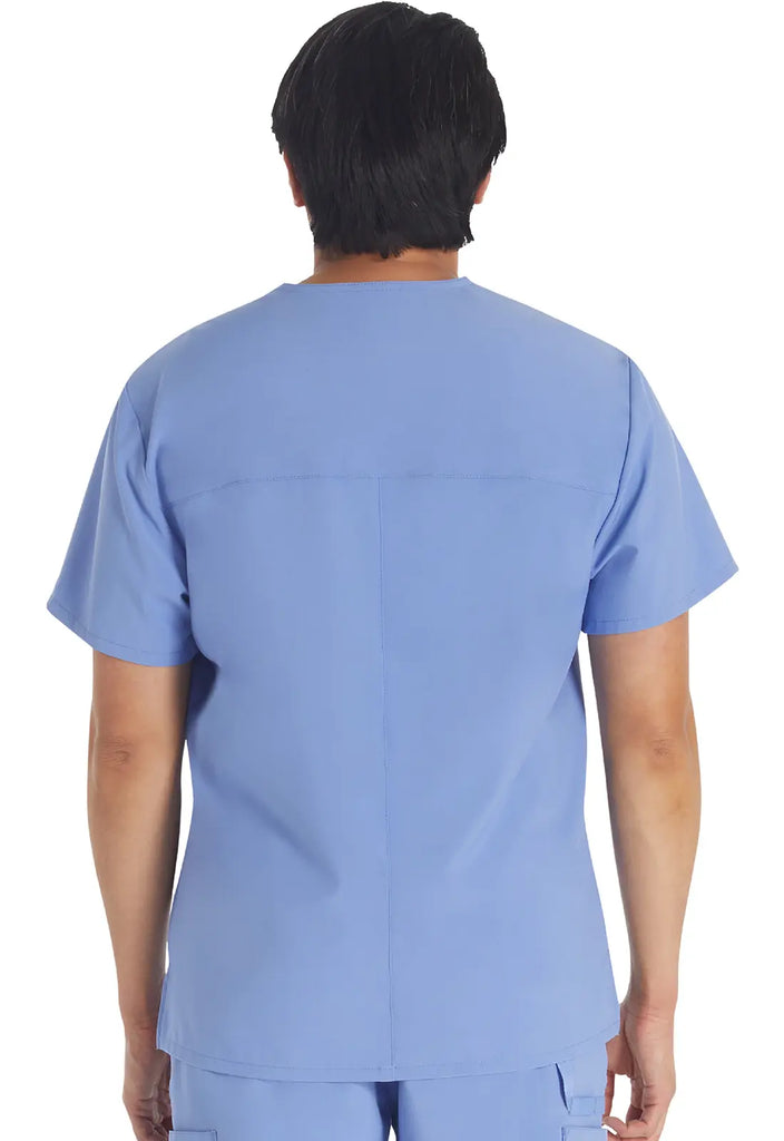 Dickies Scrubs 5-Pocket Men's V-Neck Top Ceil Blue | scrub-supply.com