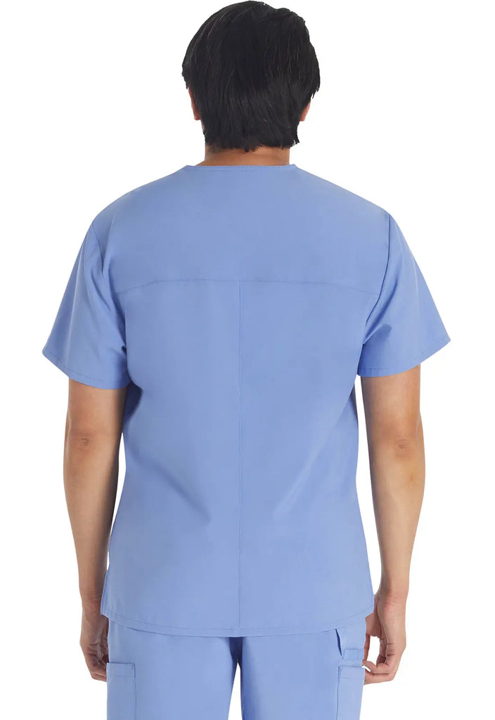 Dickies Scrubs 5-Pocket Men's V-Neck Top Ceil Blue | scrub-supply.com