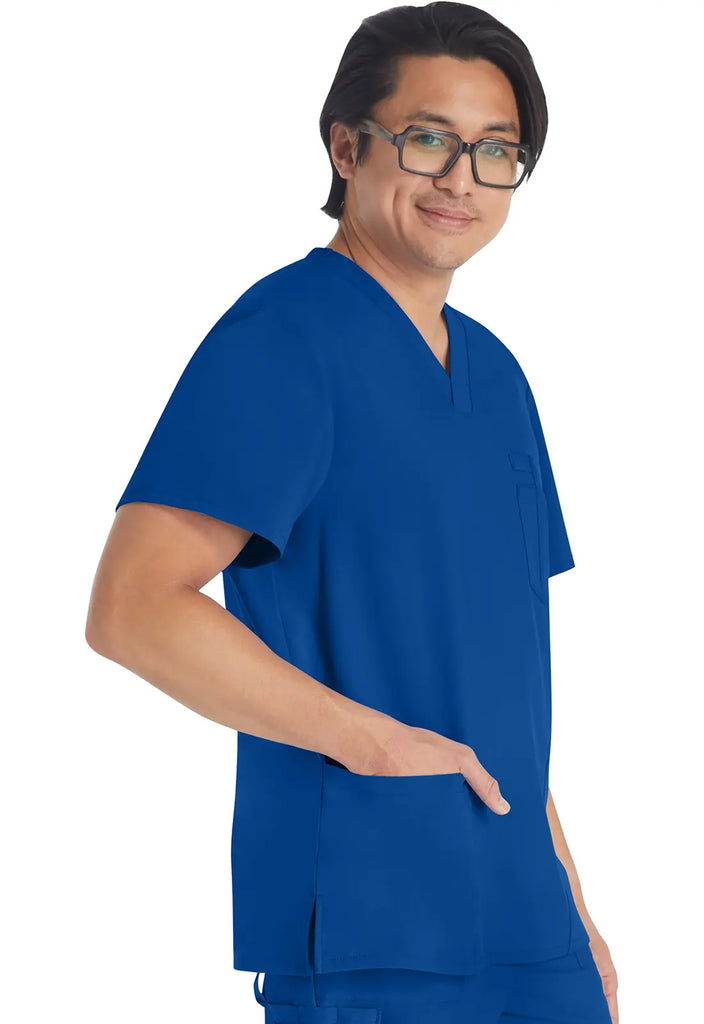 Dickies Scrubs 5-Pocket Men's V-Neck Top Galaxy Blue | scrub-supply.com