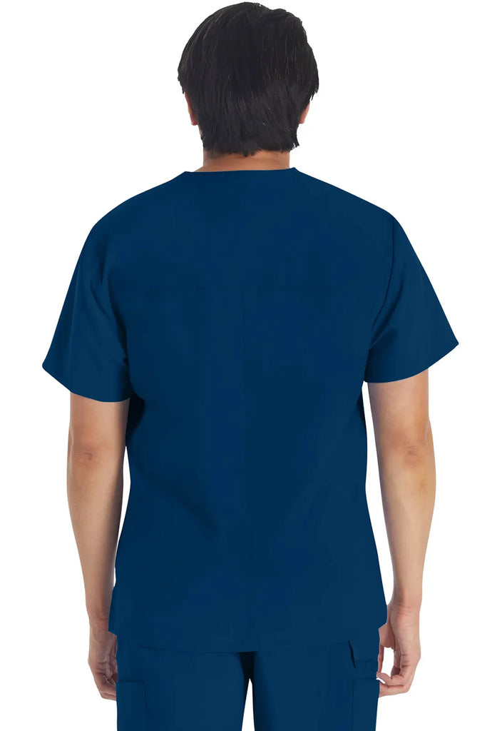 Dickies Scrubs 5-Pocket Men's V-Neck Top Navy | scrub-supply.com