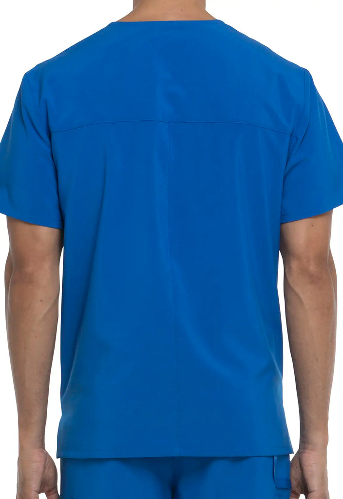 Dickies Scrubs 5-Pocket Men's V-Neck Top Royal Blue | scrub-supply.com