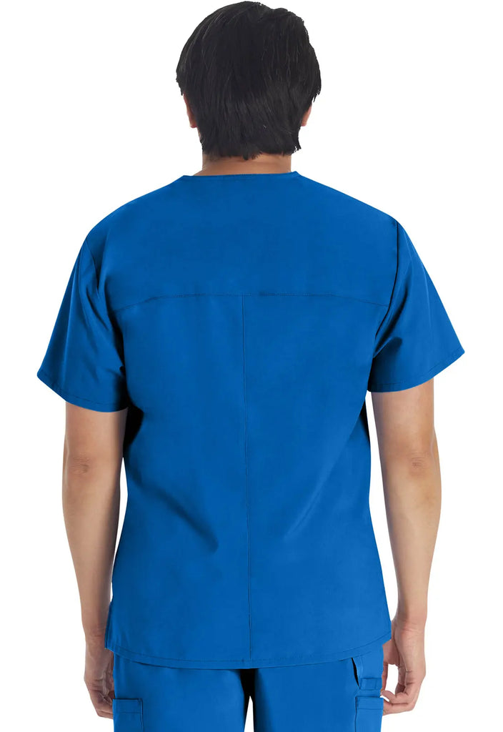 Dickies Scrubs 5-Pocket Men's V-Neck Top Royal Blue | scrub-supply.com