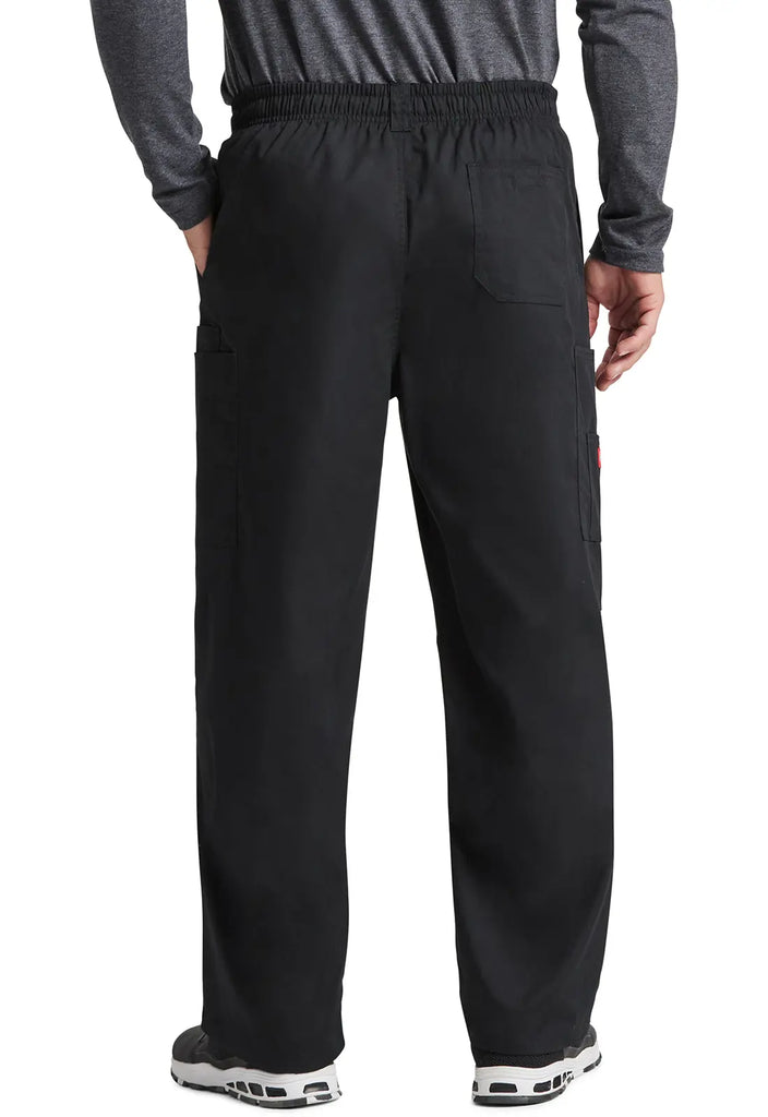 Dickies Scrubs Men's Zip Fly Pull-On Pant Black | scrub-supply.com