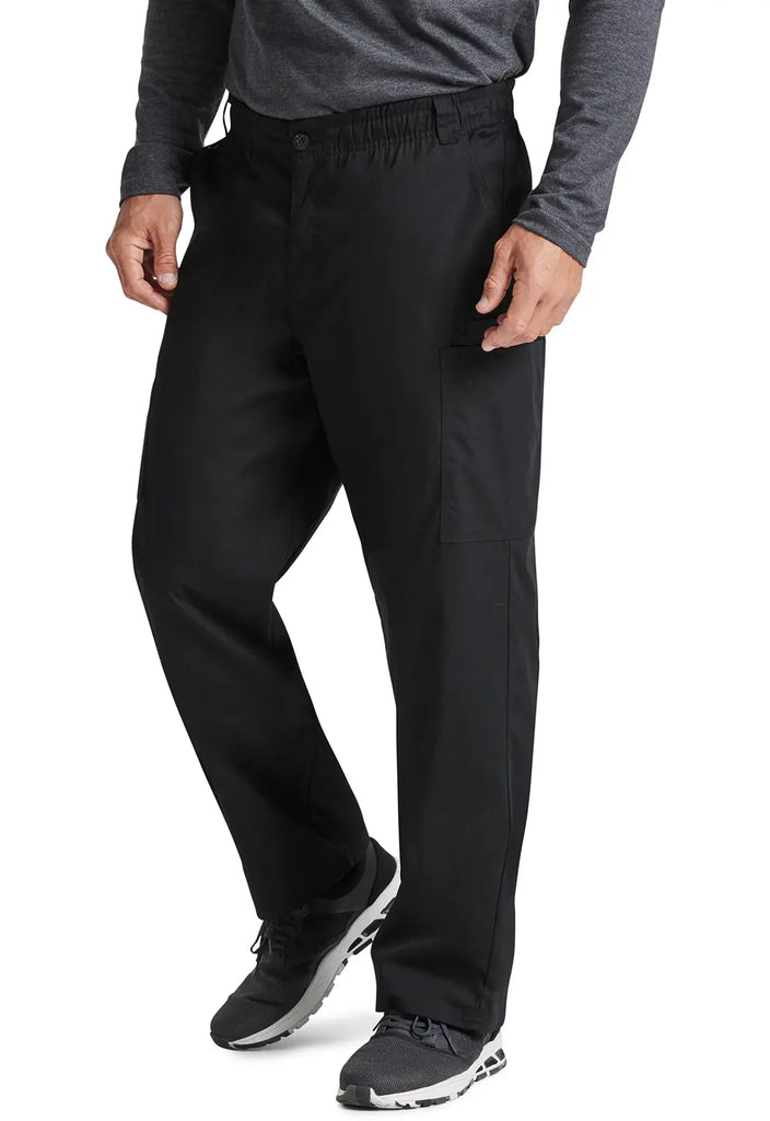 Dickies Scrubs Men's Zip Fly Pull-On Pant Black | scrub-supply.com