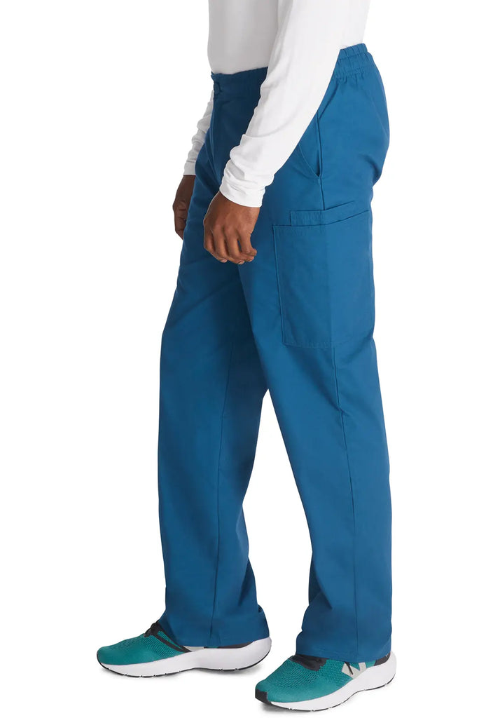 Dickies Scrubs Men's Zip Fly Pull-On Pant Caribbean Blue | scrub-supply.com