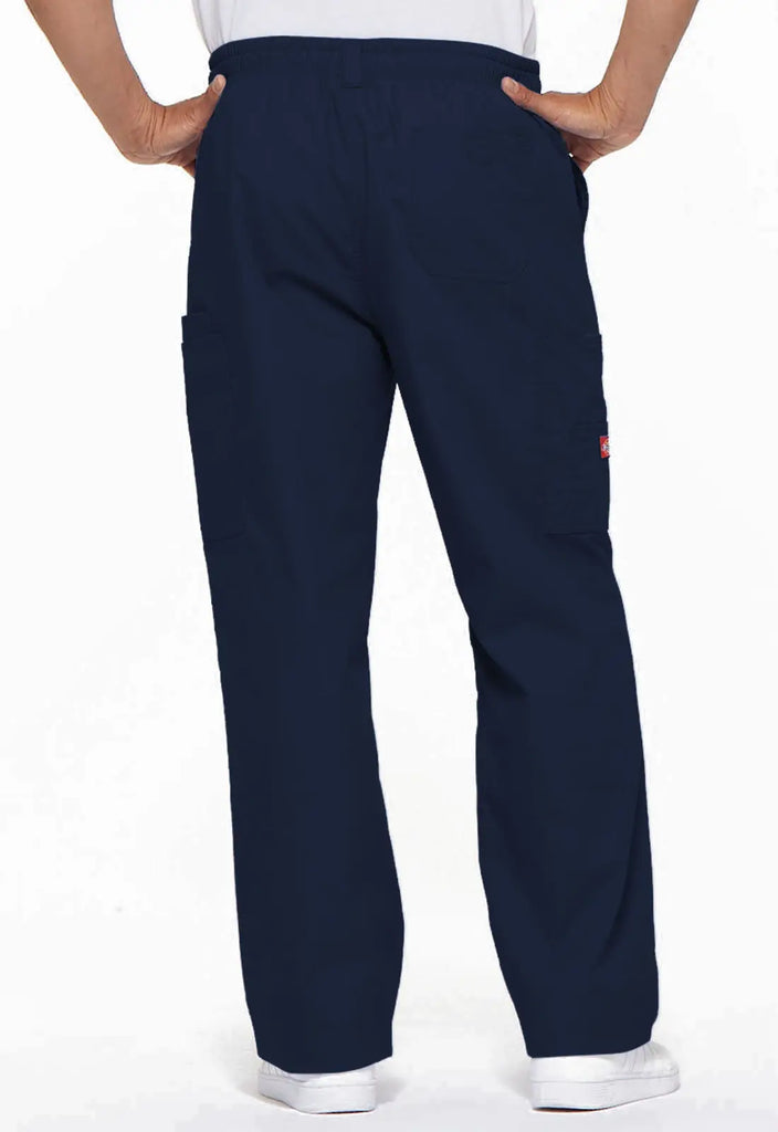 Dickies Scrubs Men's Zip Fly Pull-On Pant Navy | scrub-supply.com