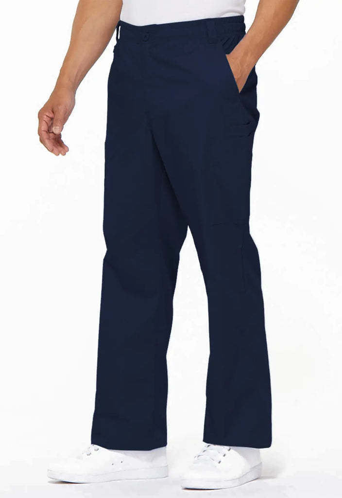 Dickies Scrubs Men's Zip Fly Pull-On Pant Navy | scrub-supply.com