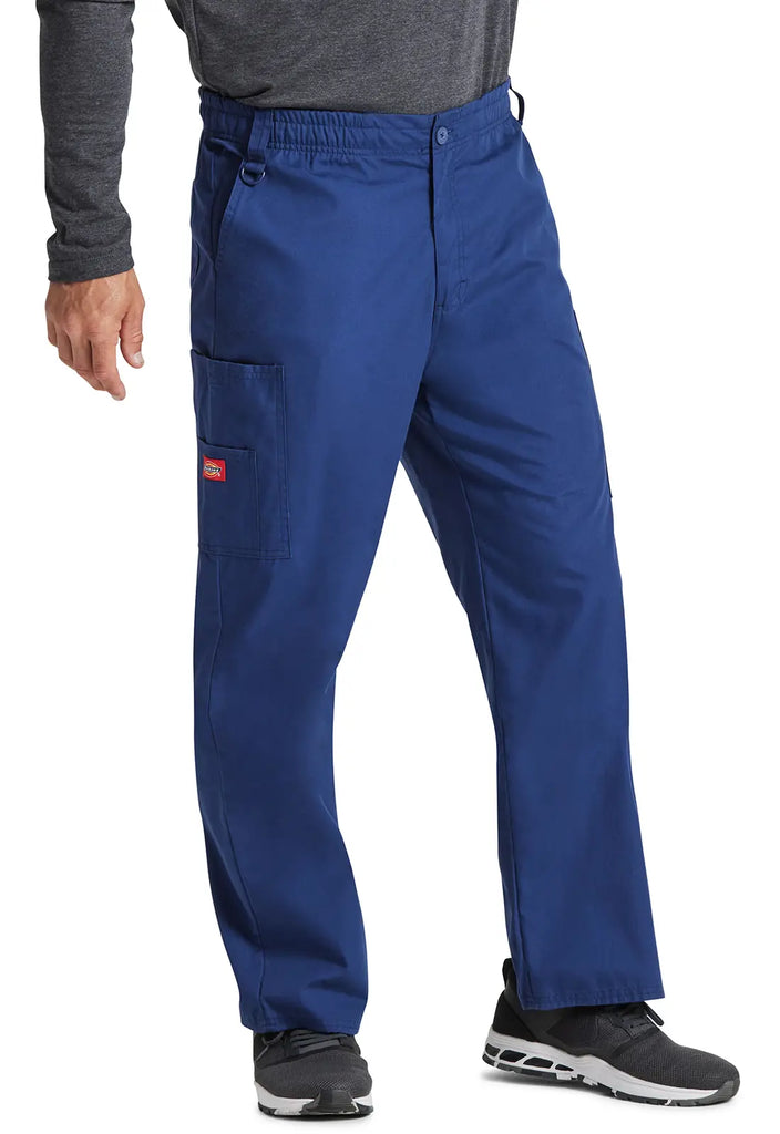 Dickies Scrubs Men's Zip Fly Pull-On Pant Navy | scrub-supply.com