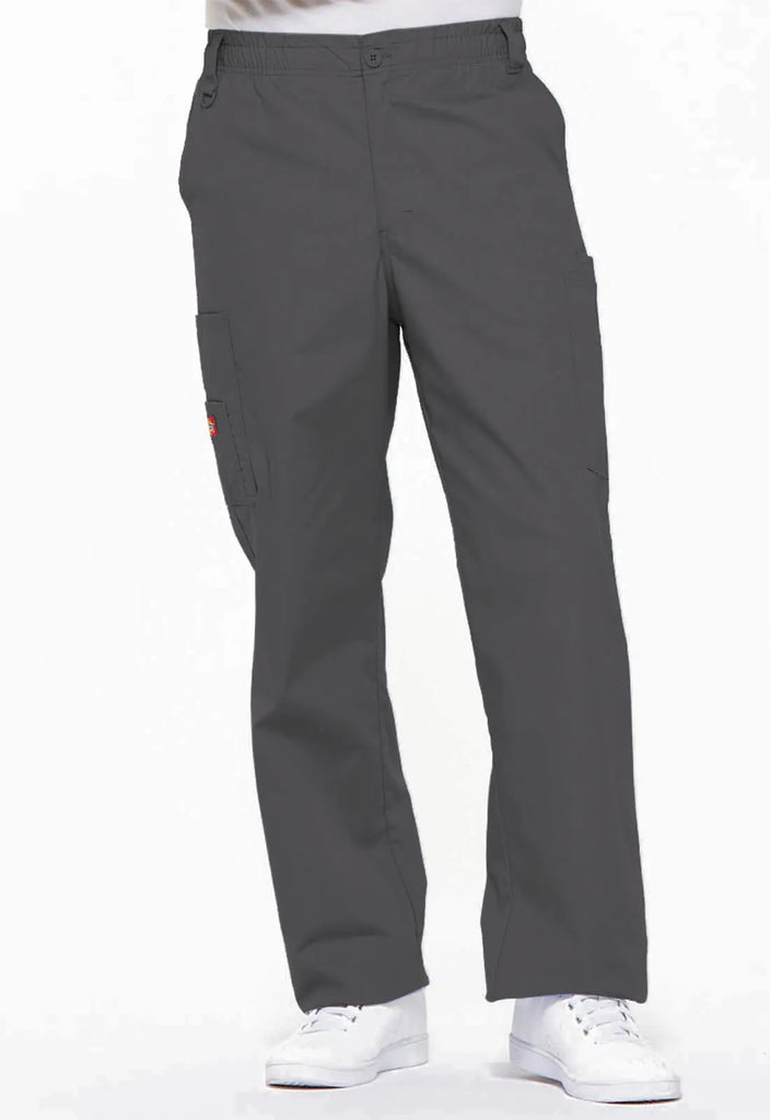 Dickies Scrubs Men's Zip Fly Pull-On Pant Pewter | scrub-supply.com