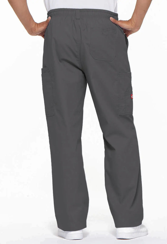 Dickies Scrubs Men's Zip Fly Pull-On Pant Pewter | scrub-supply.com