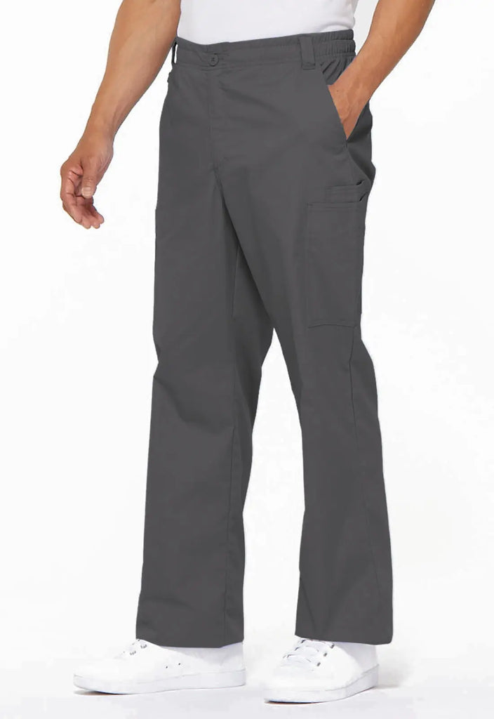 Dickies Scrubs Men's Zip Fly Pull-On Pant Pewter | scrub-supply.com