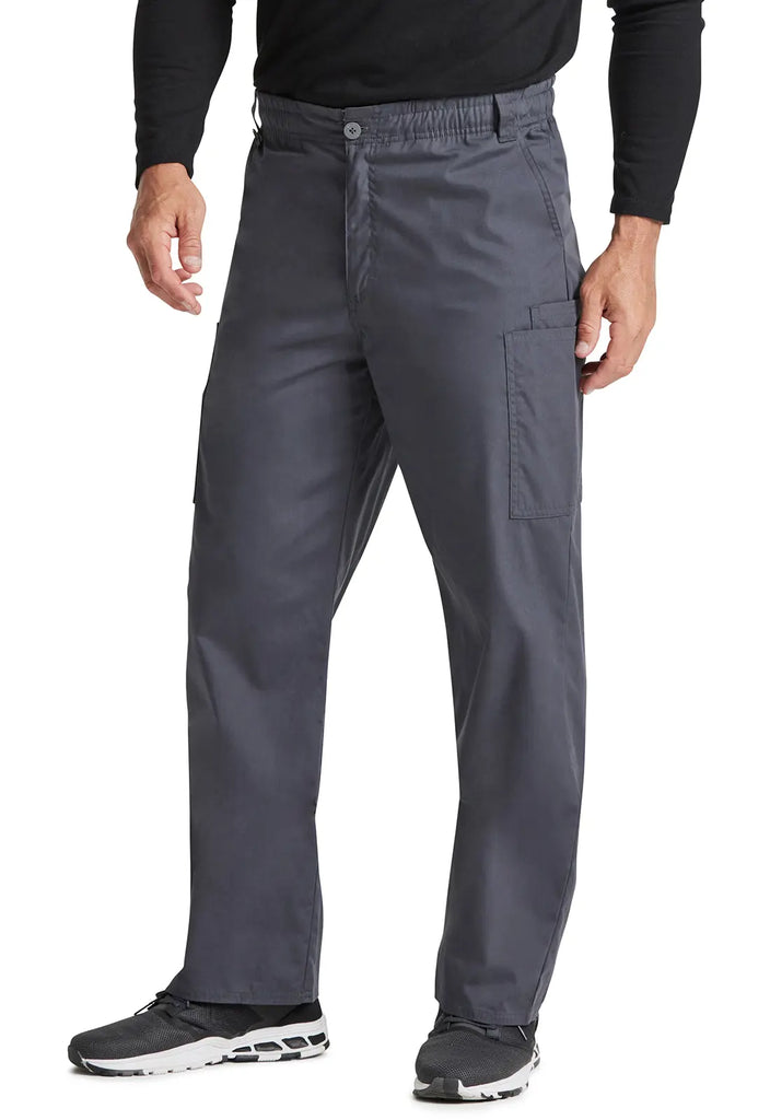 Dickies Scrubs Men's Zip Fly Pull-On Pant Pewter | scrub-supply.com