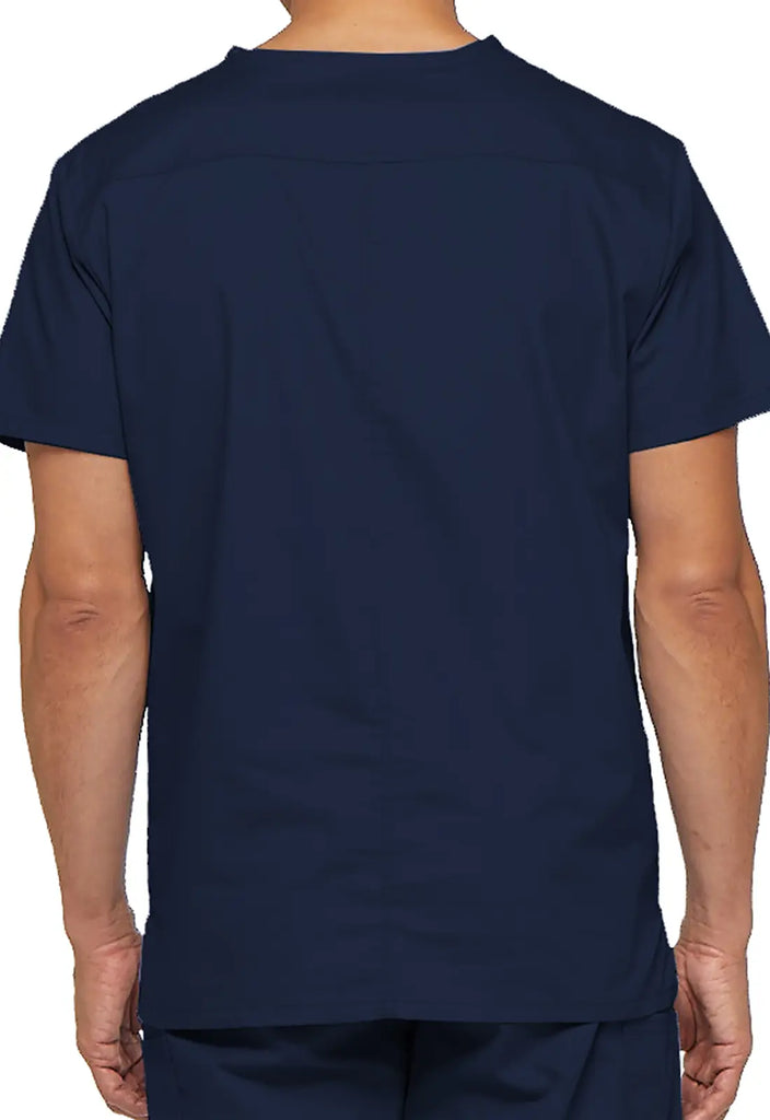 Dickies Scrubs Essentials Men's V-Neck Top Navy | scrub-supply.com