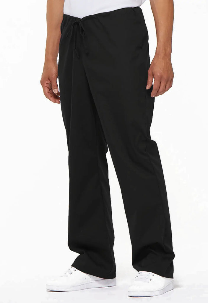 Dickies Scrubs Unisex Drawstring Pant Black | scrub-supply.com