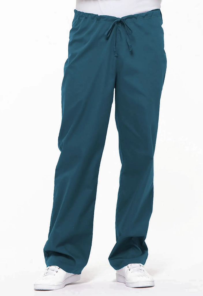 Dickies Scrubs Unisex Drawstring Pant Caribbean Blue | scrub-supply.com