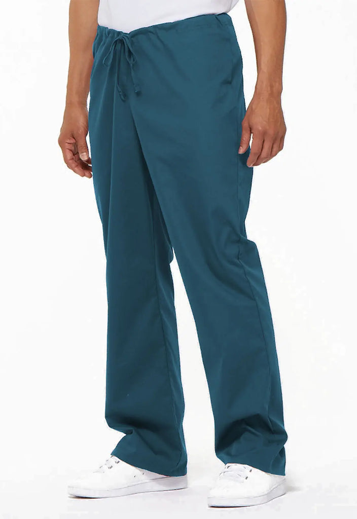 Dickies Scrubs Unisex Drawstring Pant Caribbean Blue | scrub-supply.com