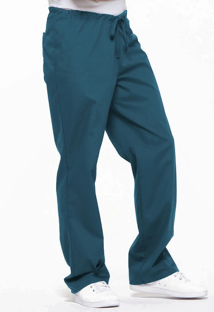 Dickies Scrubs Unisex Drawstring Pant Caribbean Blue | scrub-supply.com