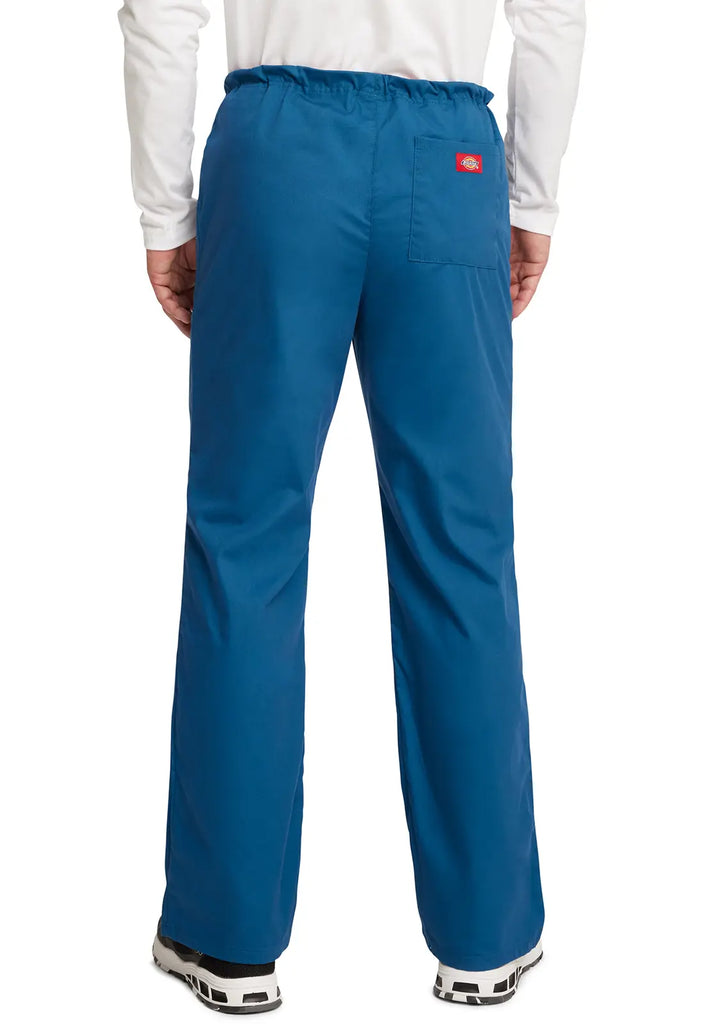 Dickies Scrubs Unisex Drawstring Pant Caribbean Blue | scrub-supply.com