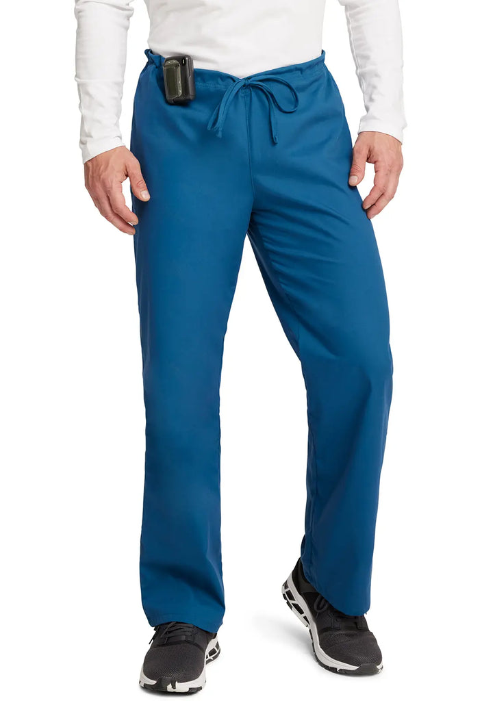 Dickies Scrubs Unisex Drawstring Pant Caribbean Blue | scrub-supply.com